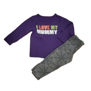 Carter's "I Love My Mummy" Halloween Two Piece Set